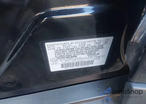 2021 Nissan Kicks Sv Xtronic Cvt from USA, damaged, VIN 3N1CP5CV3ML502090